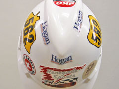 Hard Hat Decals - Conforms to compound curves without wrinkling, Extremely durable